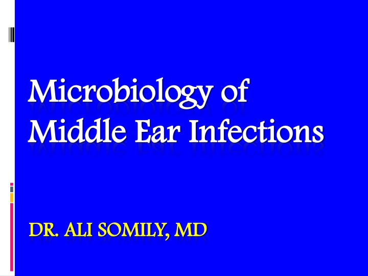 m microbiology icrobiology of m middle iddle e ear n.w