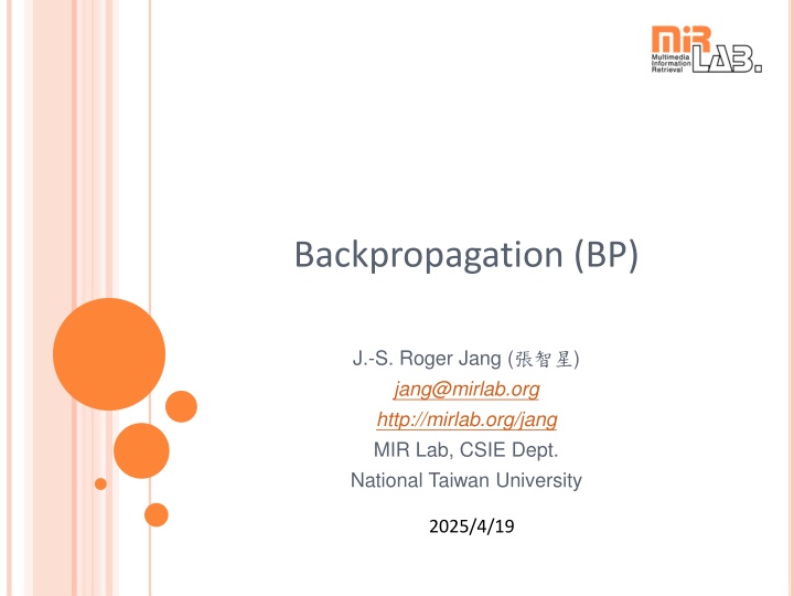 backpropagation bp n.w