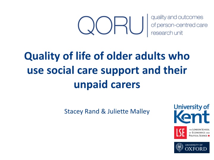 quality of life of older adults who use social n.w