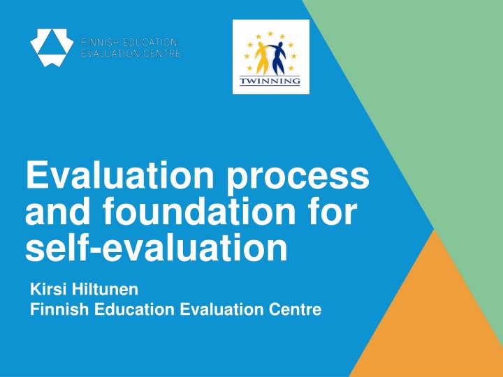 evaluation process and foundation for self n.w