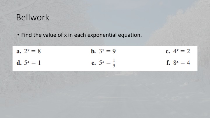 Introduction to Logarithmic Functions