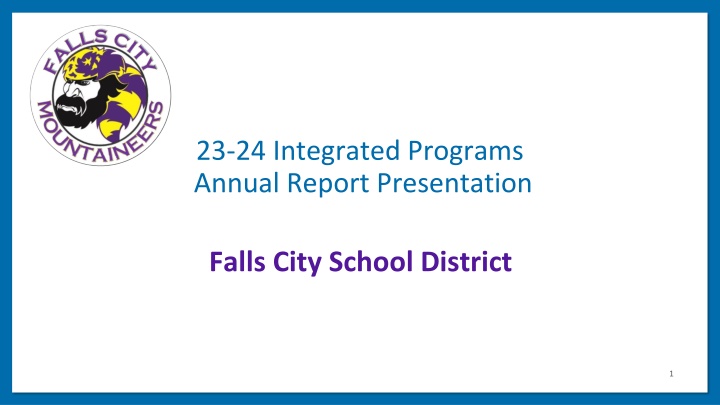 23 24 integrated programs annual report n.w