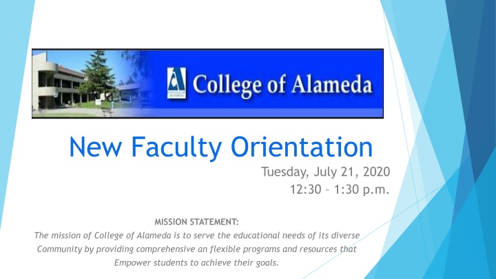 new faculty orientation n.w