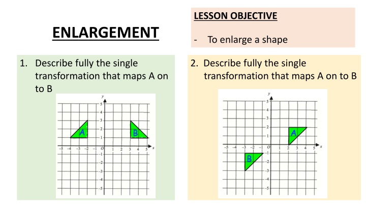 lesson objective n.w