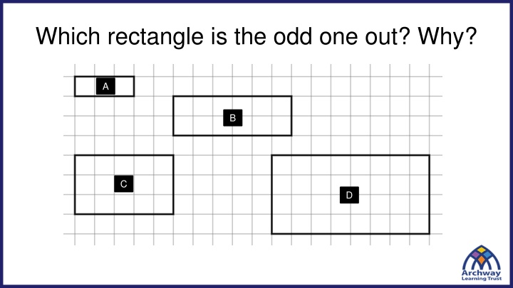which rectangle is the odd one out why n.w