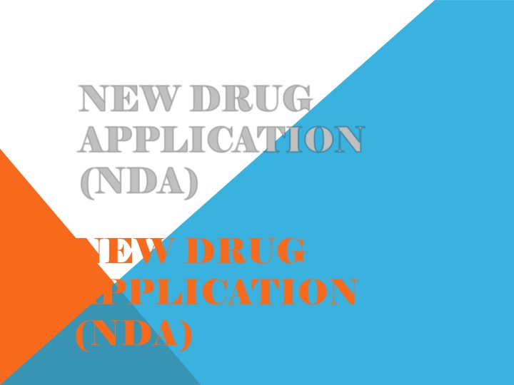 new drug application nda n.w
