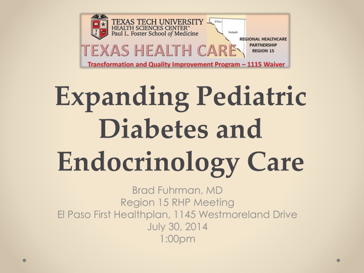 expanding pediatric diabetes and endocrinology n.w