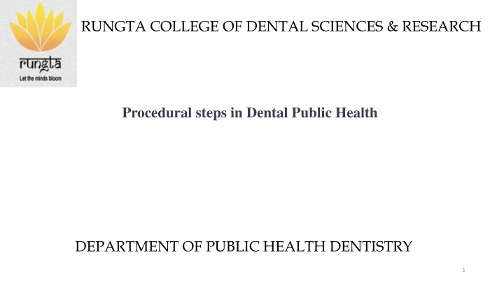 rungta college of dental sciences research n.w