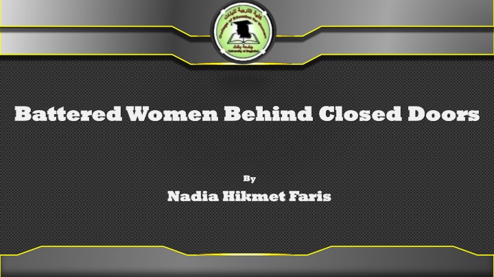 battered women behind closed doors battered women n.w