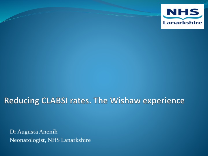 dr augusta anenih neonatologist nhs lanarkshire n.w
