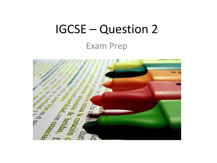 igcse question 2 n.w