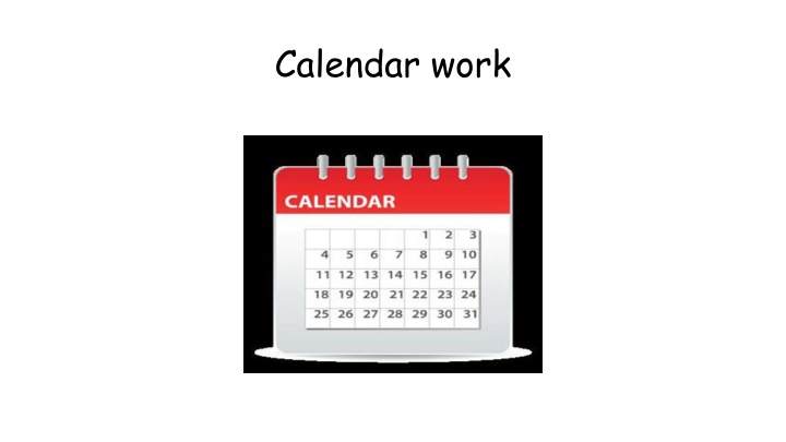 calendar work n.w