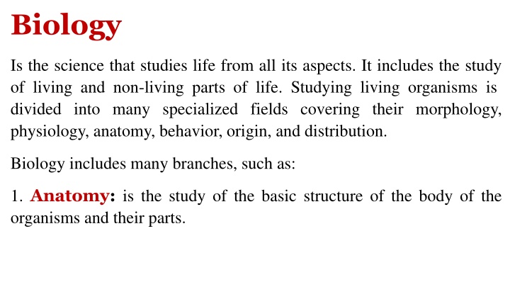 biology n.w