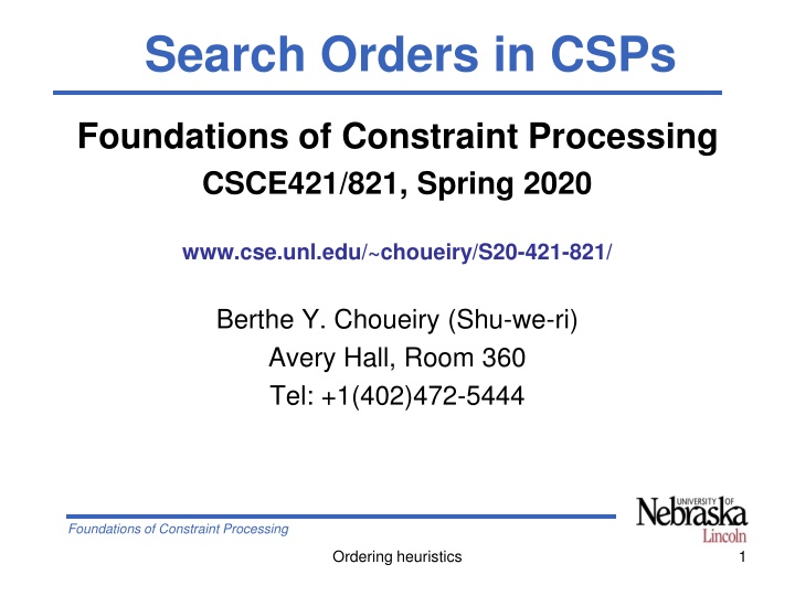 search orders in csps n.w