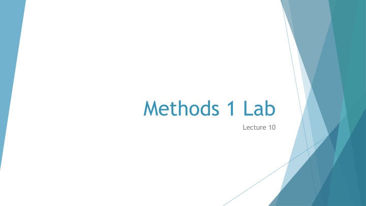 methods 1 lab n.w