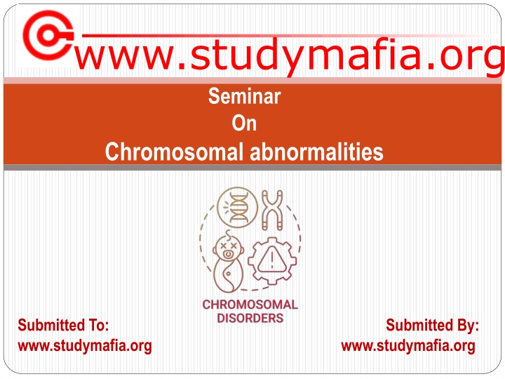 www studymafia org seminar on chromosomal n.w
