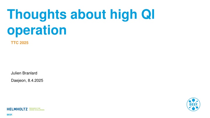 thoughts about high ql operation n.w