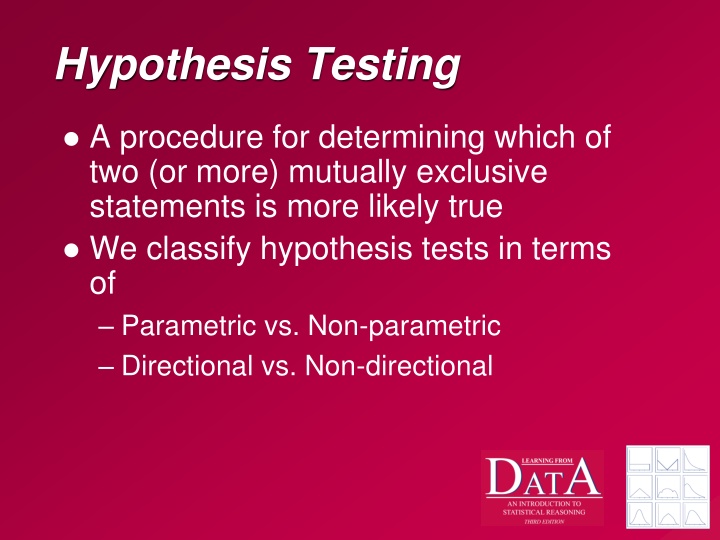 hypothesis testing n.w