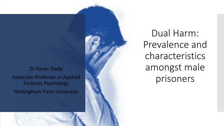Dual Harm Prevalence Among Male Prisoners