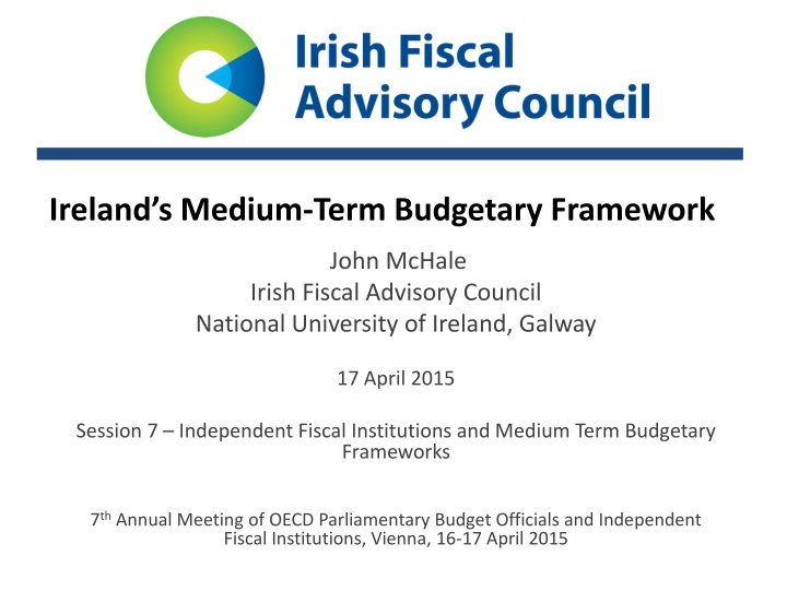 ireland s medium term budgetary framework n.w