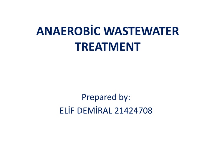 anaerob c wastewater treatment n.w