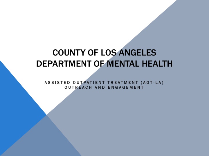 county of los angeles department of mental health n.w