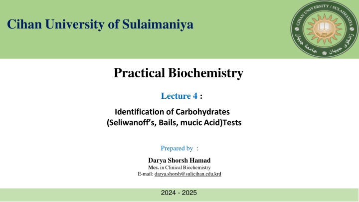 cihan university of sulaimaniya n.w