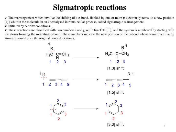 sigmatropic reactions n.w