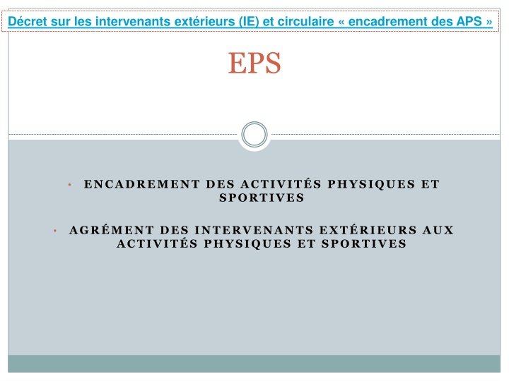 d cret sur les intervenants ext rieurs n.w