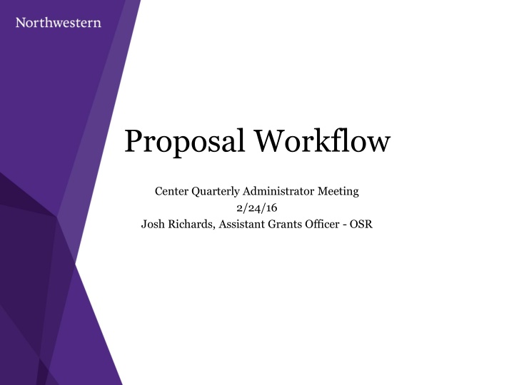 proposal workflow n.w