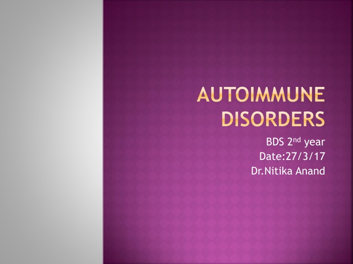 autoimmune disorders n.w