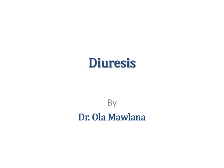 diuresis diuresis n.w
