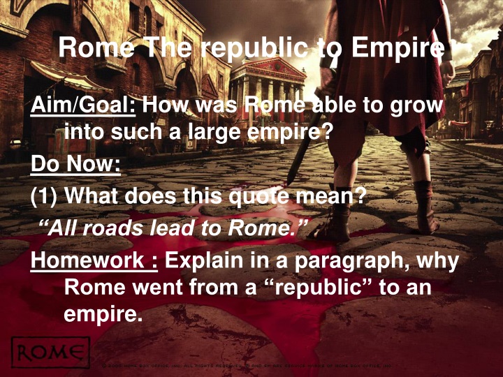 rome the republic to empire n.w