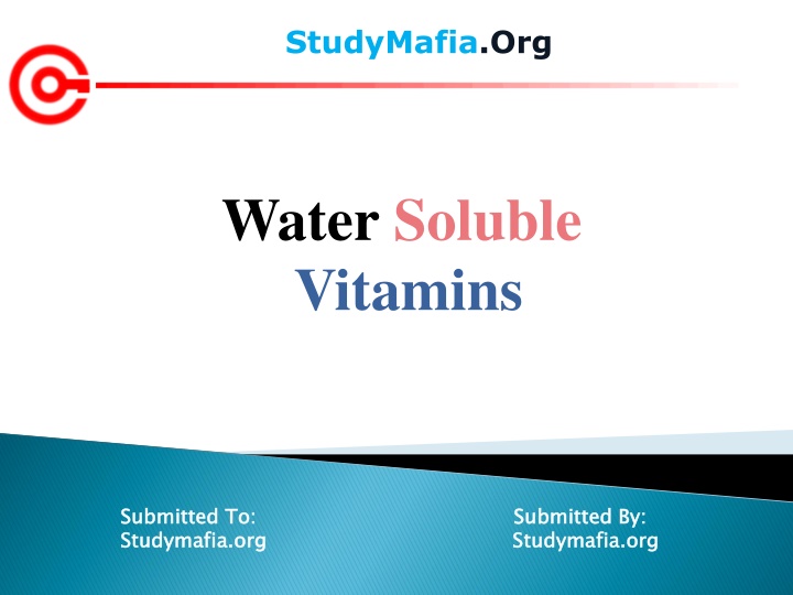 Water-Soluble Vitamins Overview