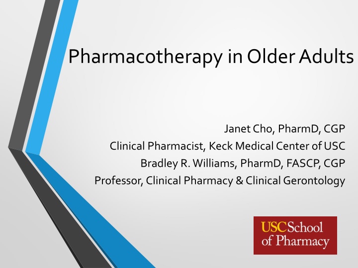 pharmacotherapy in older adults n.w