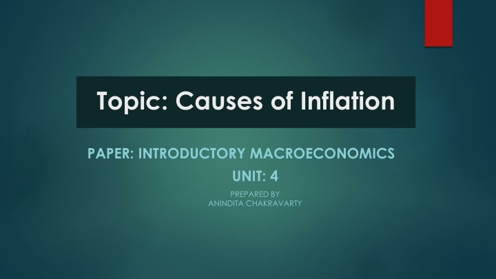 Causes of Inflation in Macroeconomics: Demand-Pull vs. Cost-Push