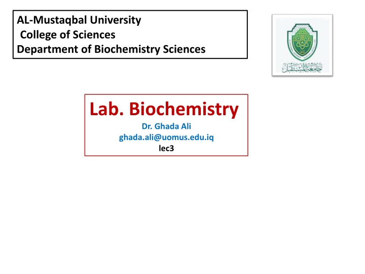 al mustaqbal university college of sciences n.w