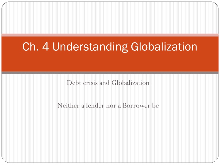ch 4 understanding globalization n.w