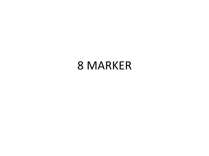 8 marker n.w