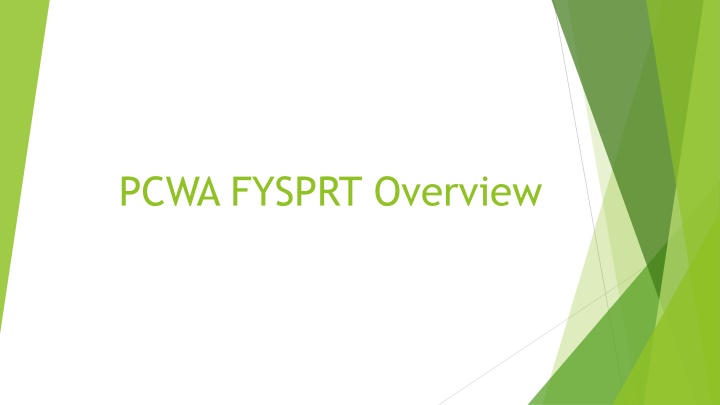pcwa fysprt overview n.w