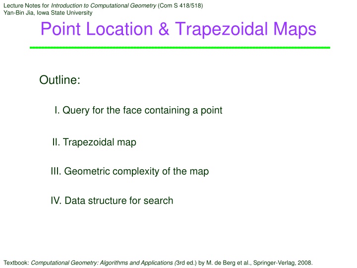lecture notes for introduction to computational n.w