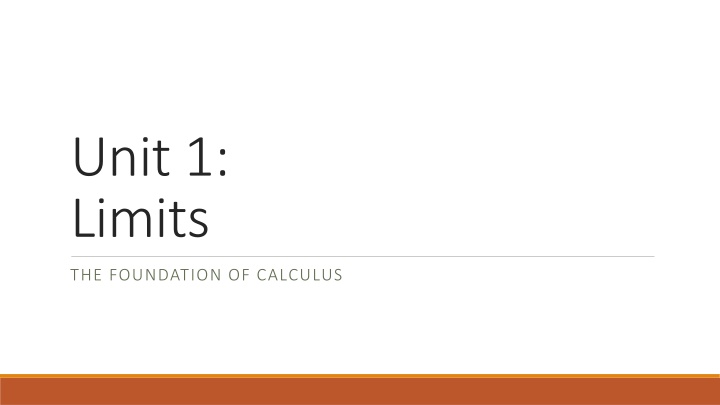 unit 1 limits n.w