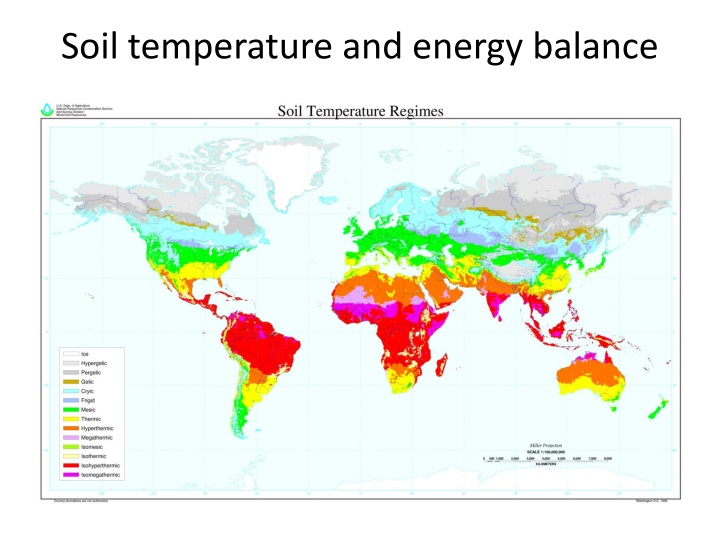 soil temperature and energy balance n.w