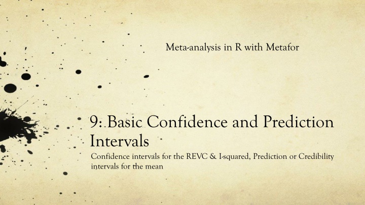 meta analysis in r with metafor n.w