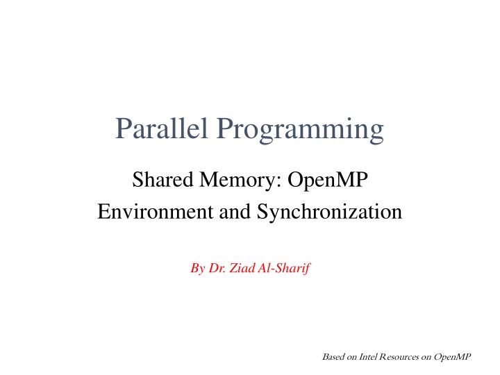 parallel programming n.w