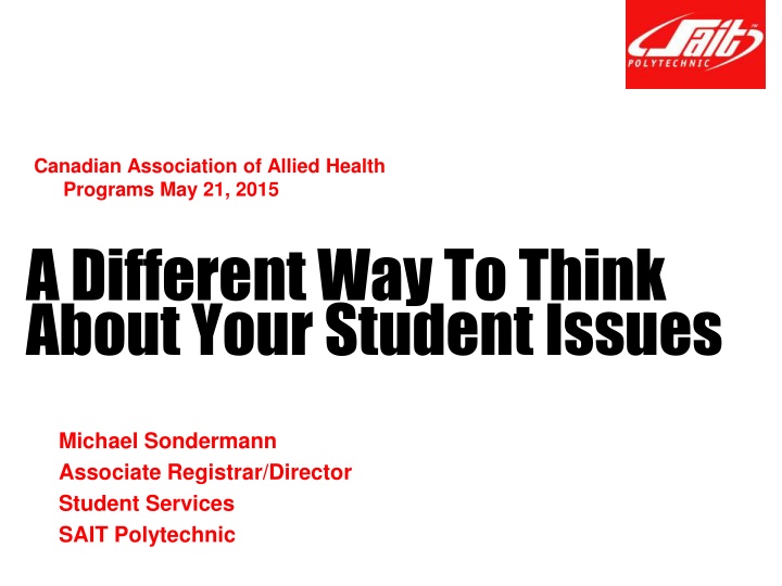 canadian association of allied health programs n.w