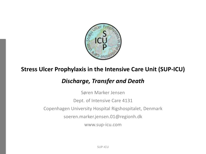 stress ulcer prophylaxis in the intensive care n.w
