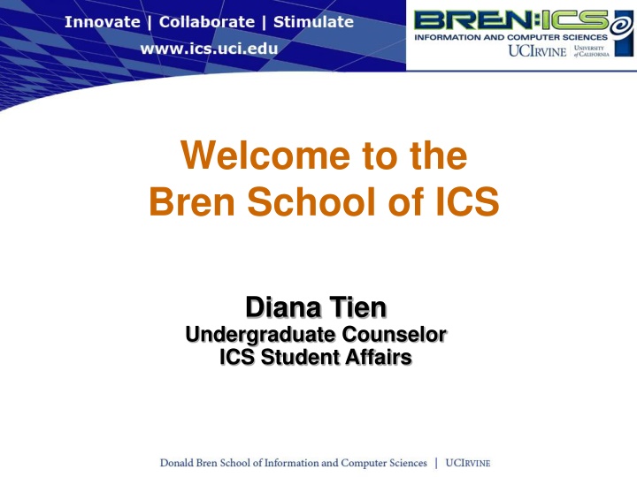 The Bren School of ICS at UCIrvine