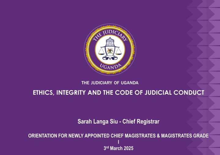 ethics integrity and the code of judicial conduct n.w