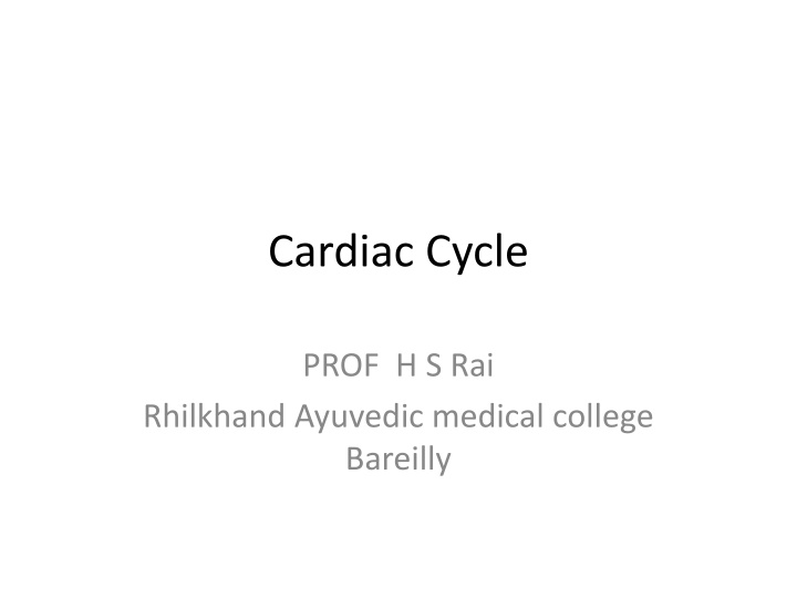 cardiac cycle n.w